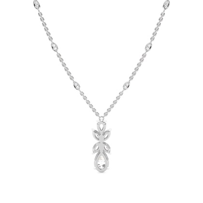 Claw Pinong Einstellung Diamant Designer Halskette