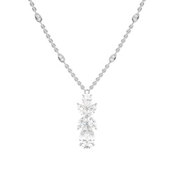 Claw Pinong Einstellung Diamant Designer Halskette