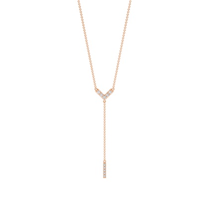 Rose Gold Diamond Pendants & Necklaces