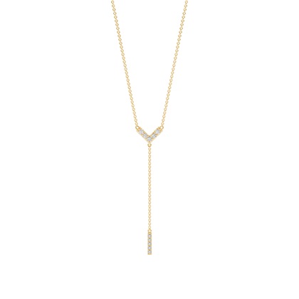 Yellow Gold Diamond Pendants & Necklaces