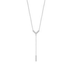 Classic Look daimond Delicate lariet necklace