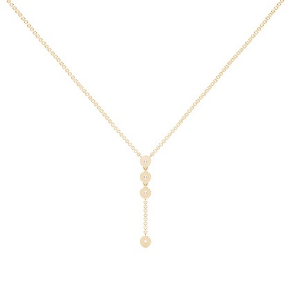 Gelbgold Diamant Anhänger Halsketten