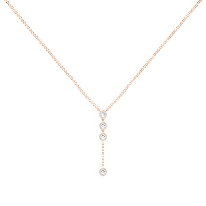 Rose Gold Complete The Set Diamond Pendants