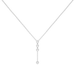 Jovial Diamond Disc Kette lariate Halskette