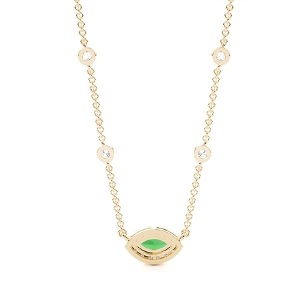 Yellow Gold Diamond Pendants & Necklaces