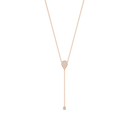Rose Gold Delicate Diamond Pendants