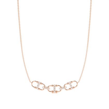 Round Diamond Pendants Necklaces