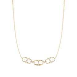 Multi Verlinkte Diamanthalskette (Petite)