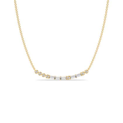 Baguette Diamond Pendants