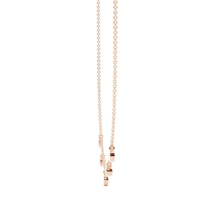 Rose Gold Chain Diamond Pendants