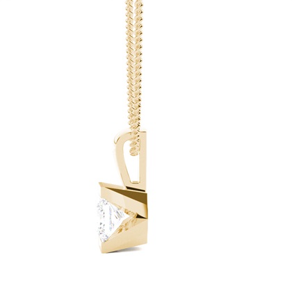 Princess Cut Diamond Pendants