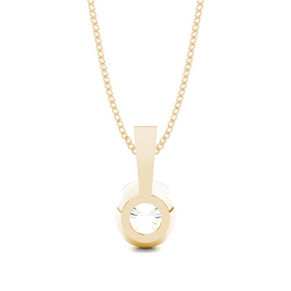Yellow Gold Solitaire Pendants