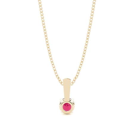 4 Prong Setting Ruby Pendant
