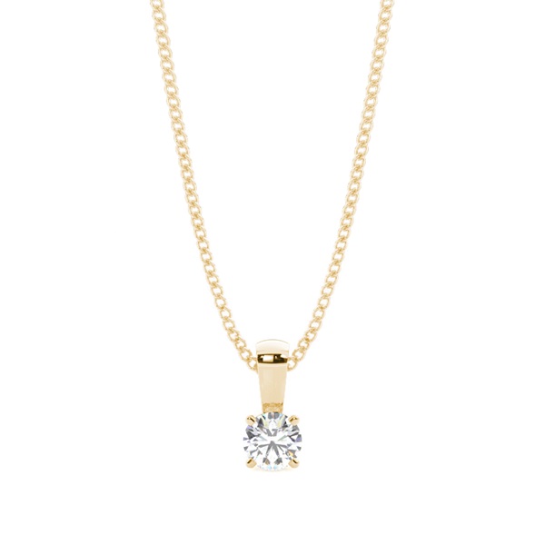 4 Prong Setting Solitaire Pendant