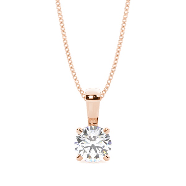 4 Prong Setting Solitaire Pendant