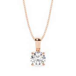4 Prong Setting Solitaire Pendant