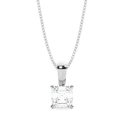 Silver Diamond Pendants And Necklaces