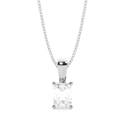 Emerald Diamond Pendants