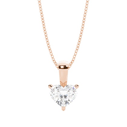 Rose Gold Diamond Pendants & Necklaces