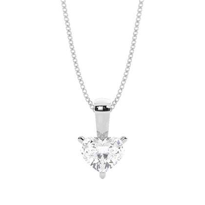 Heart Diamond Necklaces and Diamond Pendants
