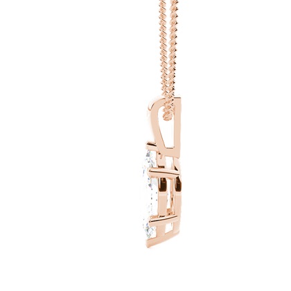 Diamant Anhänger in einer Krappenfassung