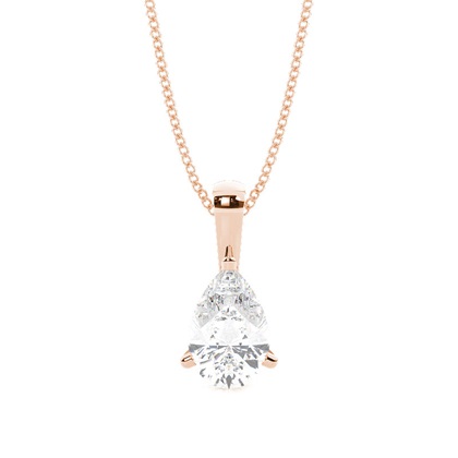 Pear Diamond Pendants