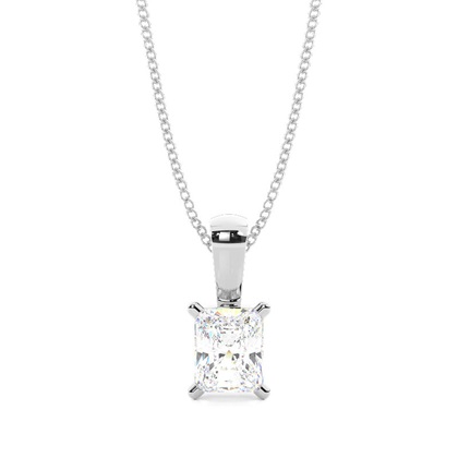Radiant Diamond Necklaces and Diamond Pendants
