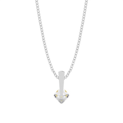 Gelber Diamant Solitär Anhänger