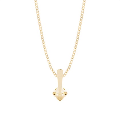 Gelber Diamant Solitär Anhänger