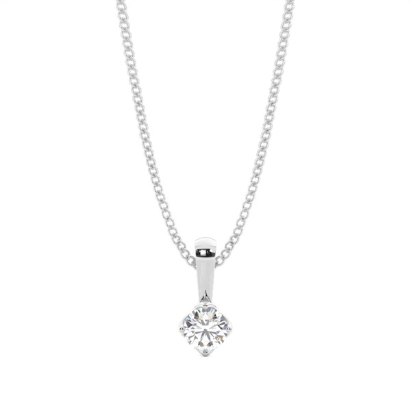 4 Prong Setting Solitaire Pendant