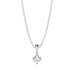 4 Prong Setting Solitaire Pendant