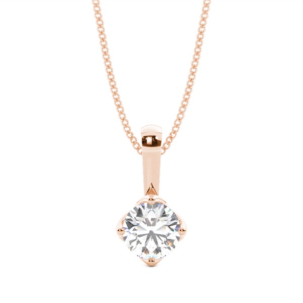 4 Prong Setting Solitaire Pendant