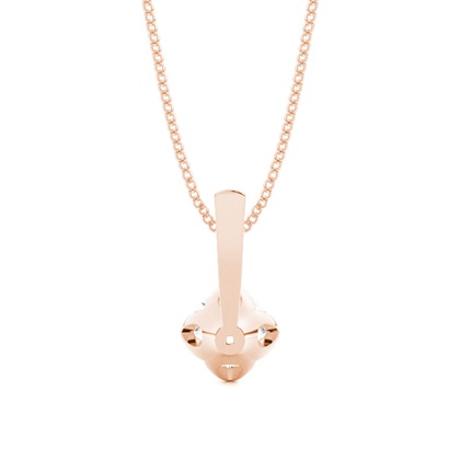 Rose Gold Solitaire Pendants