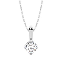 Diamant Anhänger in einer Krappenfassung