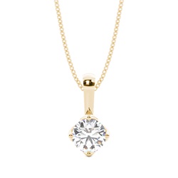 4 Prong Setting Solitaire Pendant