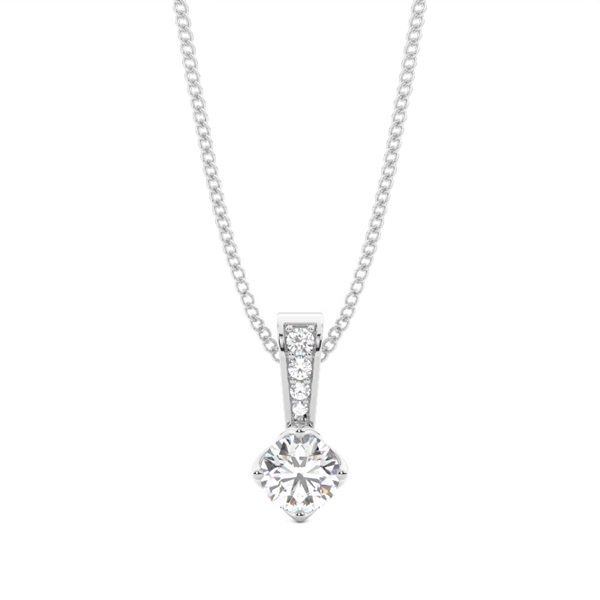 4 Prong Setting Solitaire Pendant