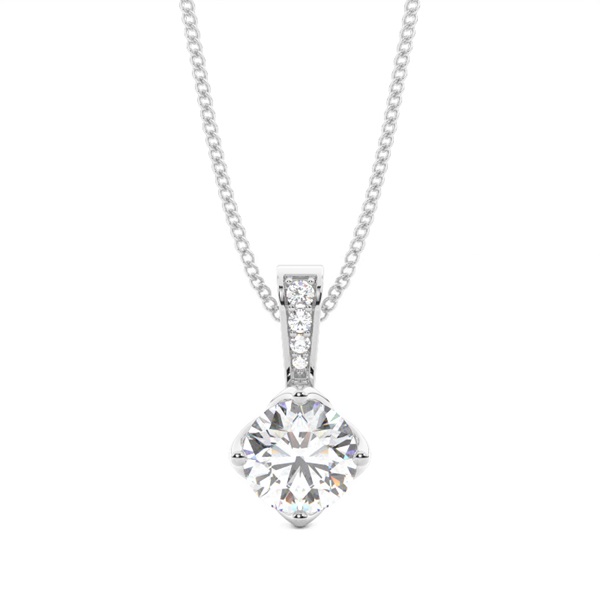 4 Prong Setting Solitaire Pendant