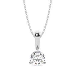 Diamant Anhänger in einer Krappenfassung