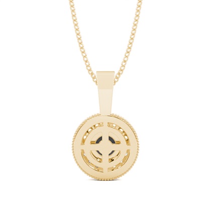 Yellow Gold Black Diamond Pendants