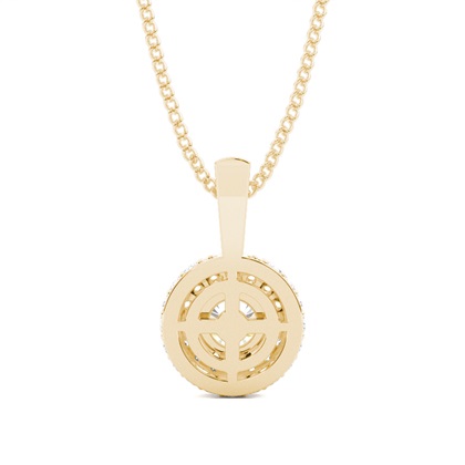 Multi Diamant Anhänger in einer Krappenfassung