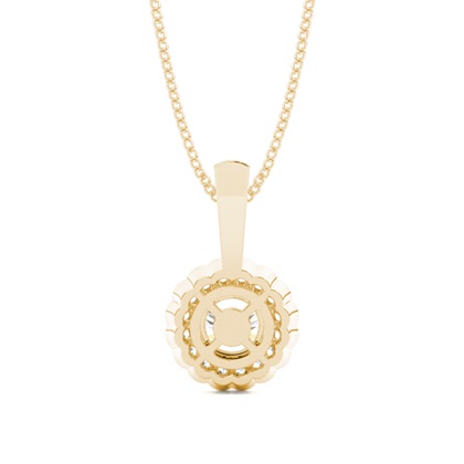 Multi Diamant Anhänger in einer Krappenfassung