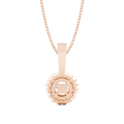 Multi Diamant Anhänger in einer Krappenfassung