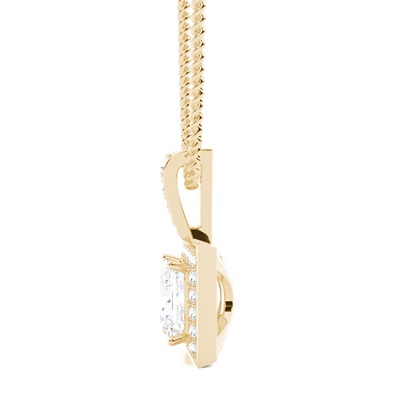 Yellow Gold Diamond Pendants & Necklaces