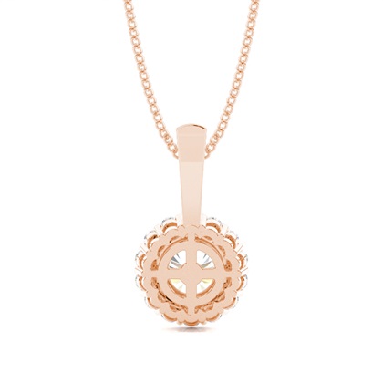 Multi Diamant Anhänger in einer Krappenfassung