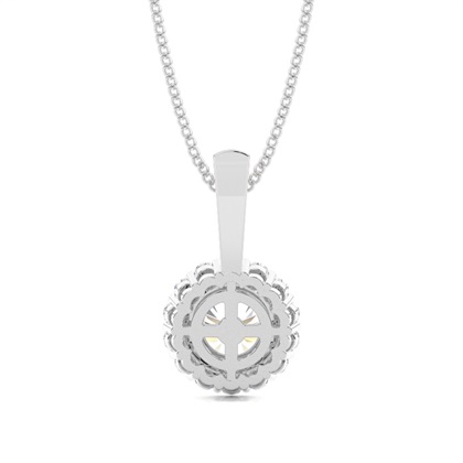 Multi Diamant Anhänger in einer Krappenfassung