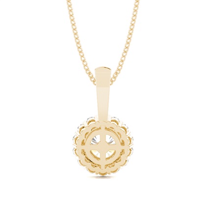 Multi Diamant Anhänger in einer Krappenfassung