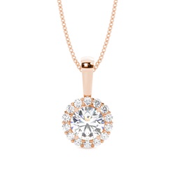 Multi Diamant Anhänger in einer Krappenfassung