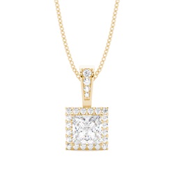 4 Prong Setting Halo Pendant