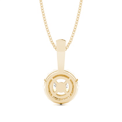 Multi Diamant Anhänger in einer Krappenfassung