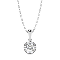 4 Prong Setting Halo Pendant